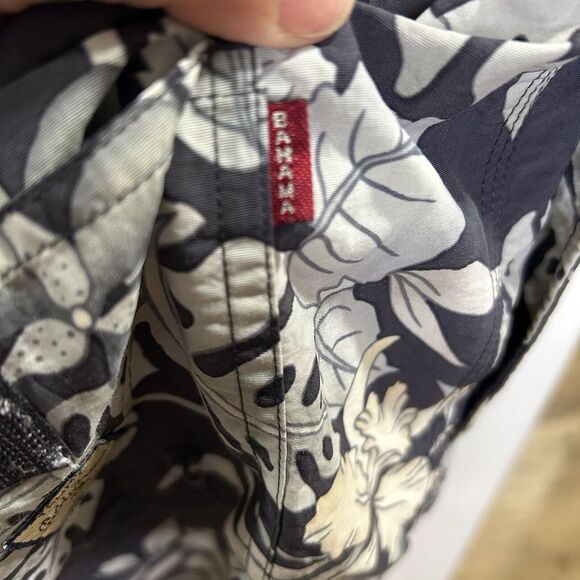 Tommy Bahama Relax Swim Trunks Black & White Hawaiian Print M - Picture 10 of 10